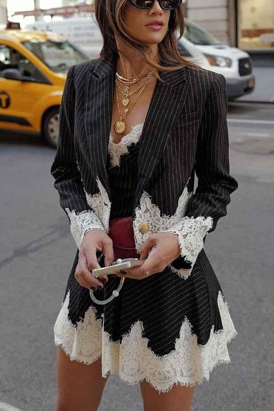 Blazer Dress Set – Tailored Statement Look for Evening Styling