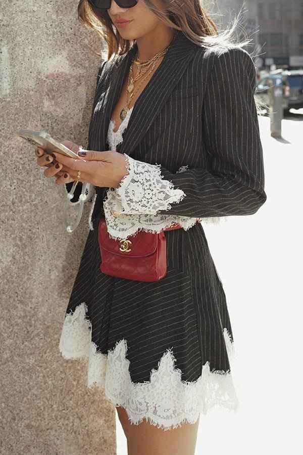 Blazer Dress Set – Tailored Statement Look for Evening Styling