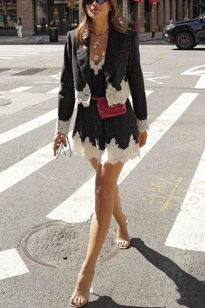 Blazer Dress Set – Tailored Statement Look for Evening Styling